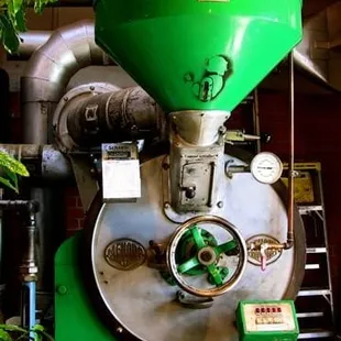 Green roaster at the Connoisseur Coffee Co.