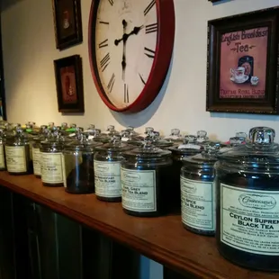 Tea selection