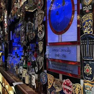 the bar