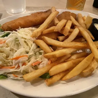 Harp Beer Battered Fish and Chips