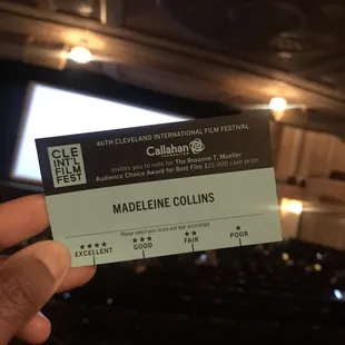 1 April 2022 -- 46th Annual Cleveland International Film Festival - French movie titled "Madeleine Collins"