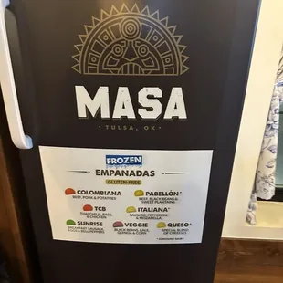 Masa empanadas sold here