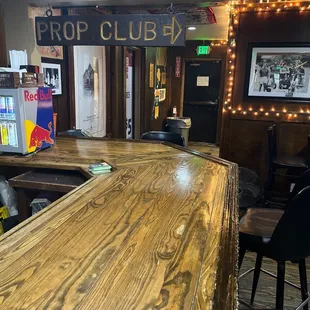 Hallway to the restroom