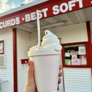 small vanilla coke float ($3)!