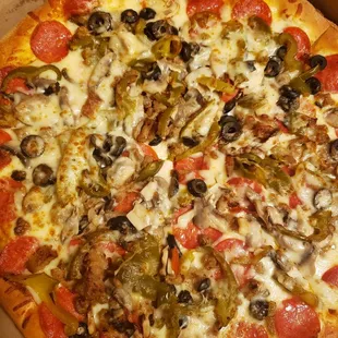 Special Pizza with white sauce