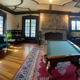 Billiards room on the 3rd floor