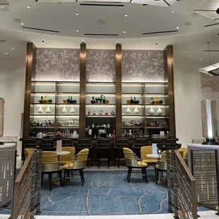 seating and bar area