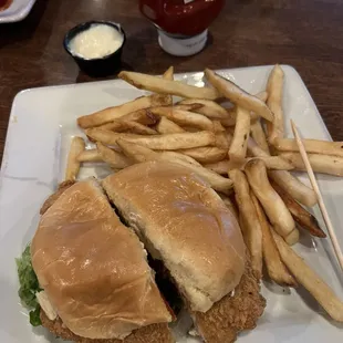 Tenderloin and fries