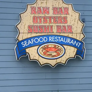 Sign on the outside of the the wall