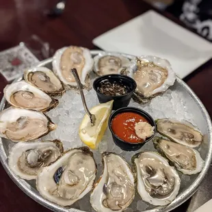 Local Oysters on the Half Shell