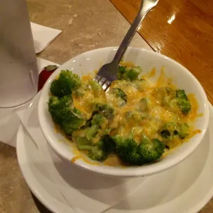 Broc and cheese