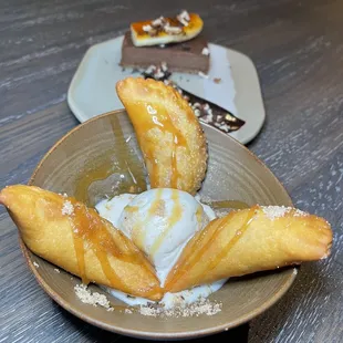 Fried apple turnovers