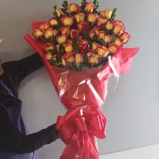 3 Dozen High Magic Rose Wrap