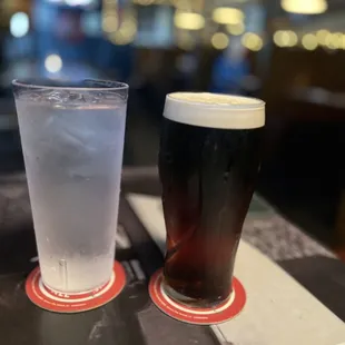 A 20 oz Blacksmith and water back $7.00