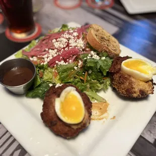 05/06/2023 - scotch egg w/ salad $11.00