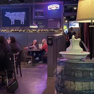 Back dining room at Conroy's on a noisy Friday night!