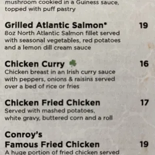 It's probably ALL great, but that Grilled Salmon is a standout! Sorry no photo of the real thing, but I forgot in my haste to taste!