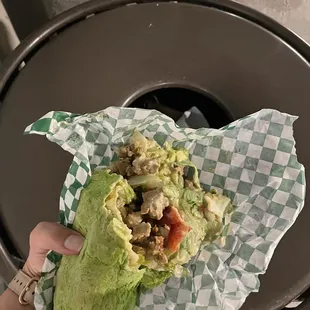 CC deli wrap throwing it into the trash instead of my belly.