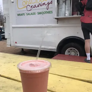 Strawberry smoothie