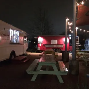 sushi and sashimi, outside
