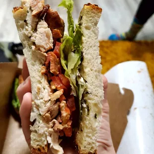 Turkey Club sandwich