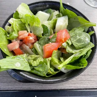 Side salad with Greek dressing!