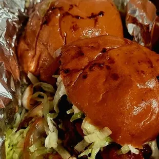 They do sandwiches too!  Piled high, just the way I like it!