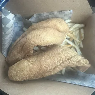 Fried catfish