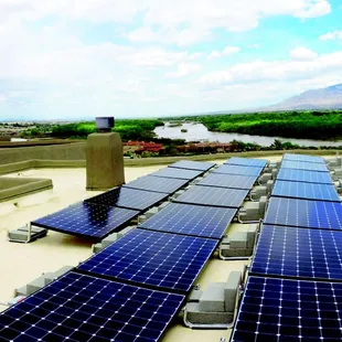 At CST, we never penetrate a flat roof.