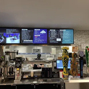 Snack bar large variety of food items