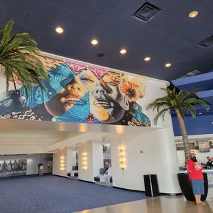 Fresh and beautiful mural for the Consolidated Kapolei Theater.