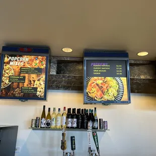a variety of menus