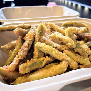 Green bean fries