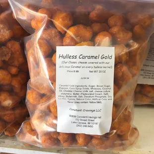 Hulless Caramel Gold
