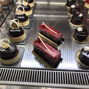Chocolate Raspberry Mousse Slice