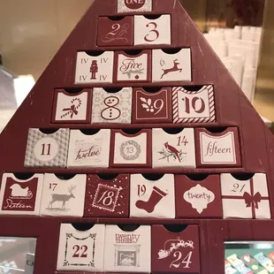 Candy-filled Advent Calendar