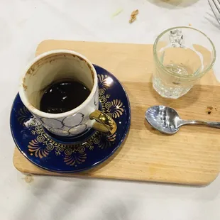 Sorry, I drank all the Turkish Coffee before I remembered my phone.