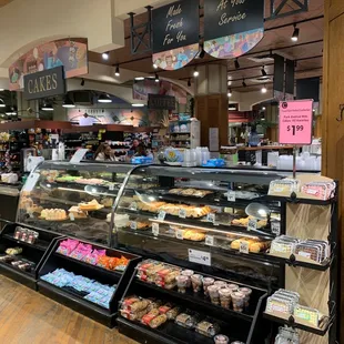 a display of pastries