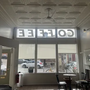 a view of a coffee shop