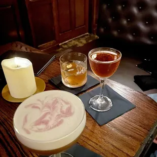 Split decision, The Kentuckian, and War&amp; Piece--very alcohol-forward, neither comped nor memorable.