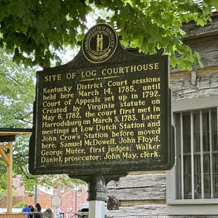 Courthouse site at Constitution Square State Historic Site in May 2024