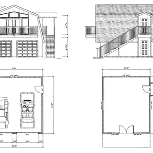 Custom "Barn-Style" garage and "Man-Cave"
