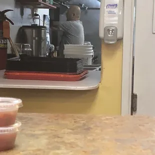 They used a microwave