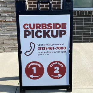 Now offering curbside pickup!