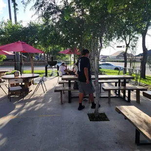 Outdoor seating