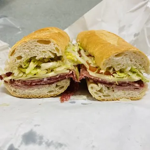 The Rosie Sandwich - prosciutto cotto, volpi genoa salami, hot coppa &amp; provolone