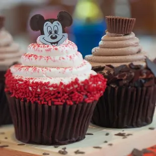 dessert, cupcakes, food