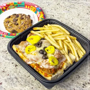 Sicilian Meatball Sub - Yum! 12.49 and Kitchen Sink Cookie $4.29