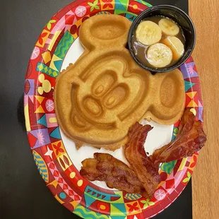 Mickey-shaped Waffle