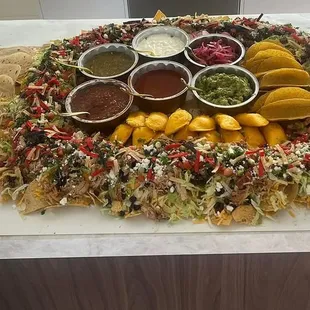 Taco/nacho grazing table